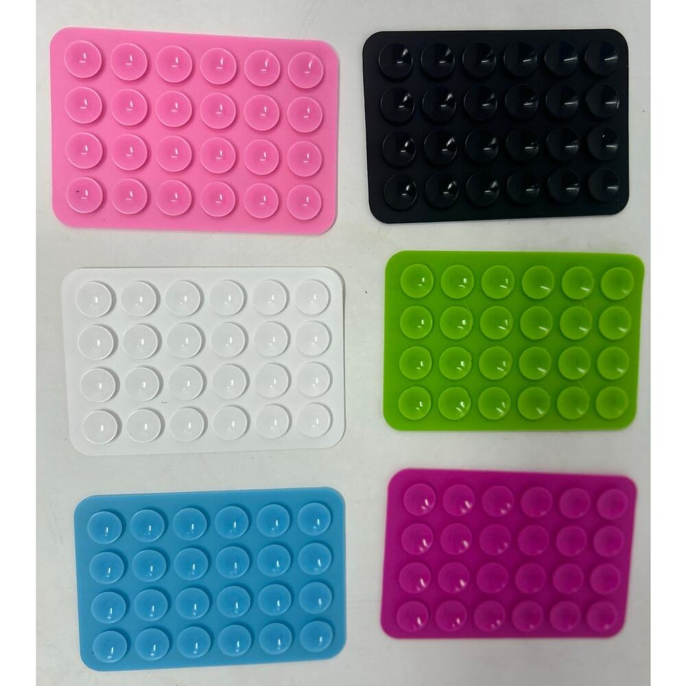 Fafish Suction Phone Set of 6‎ Pink Black White Blue Green Dark Pink